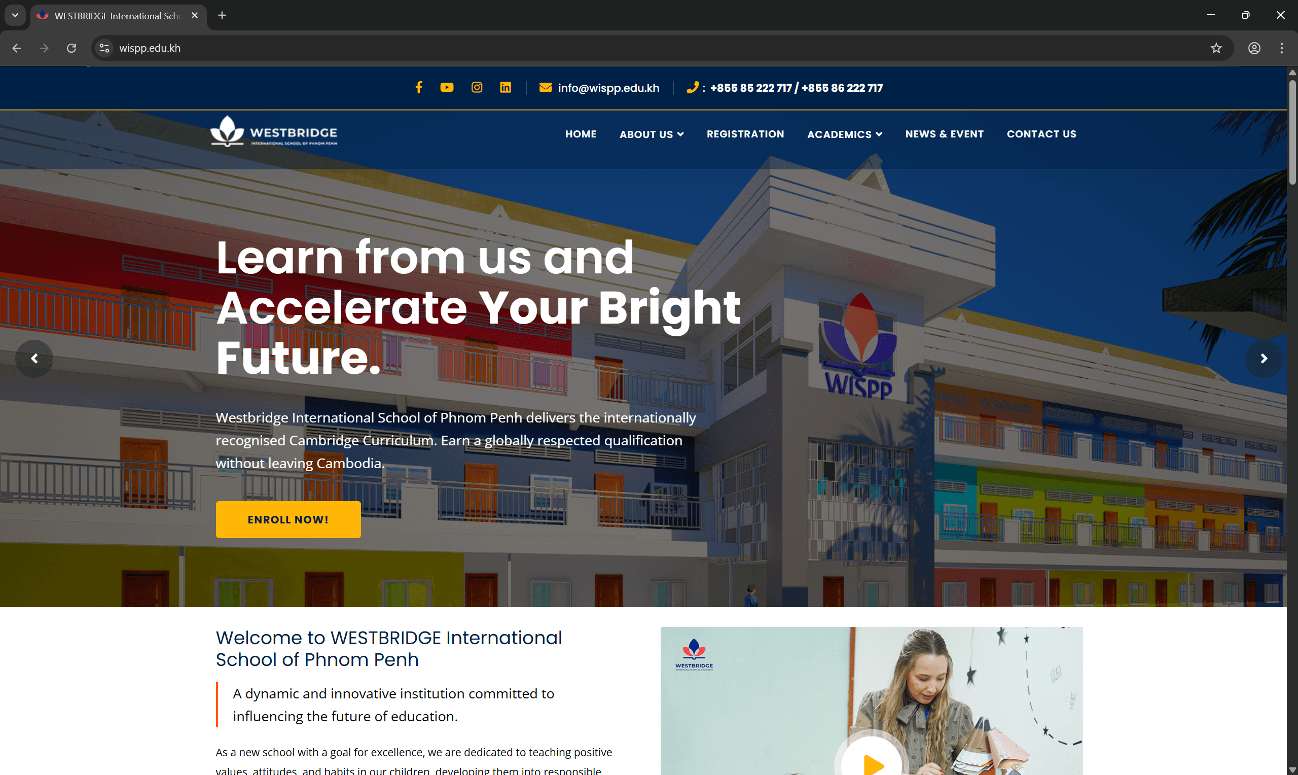 Westbridge International School Official Website